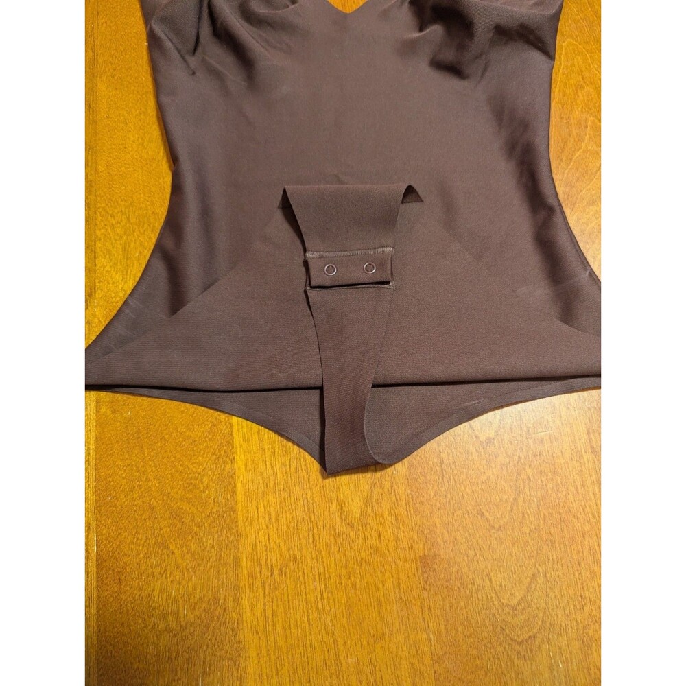 SKIMS Body Plunge Bodysuit Cocoa Brown Size M Medium NWT Nordstrom $88 - Picture 2 of 7